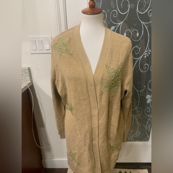 Lane Bryant Cardigan Sweater With Stars - Picture 1 of 6